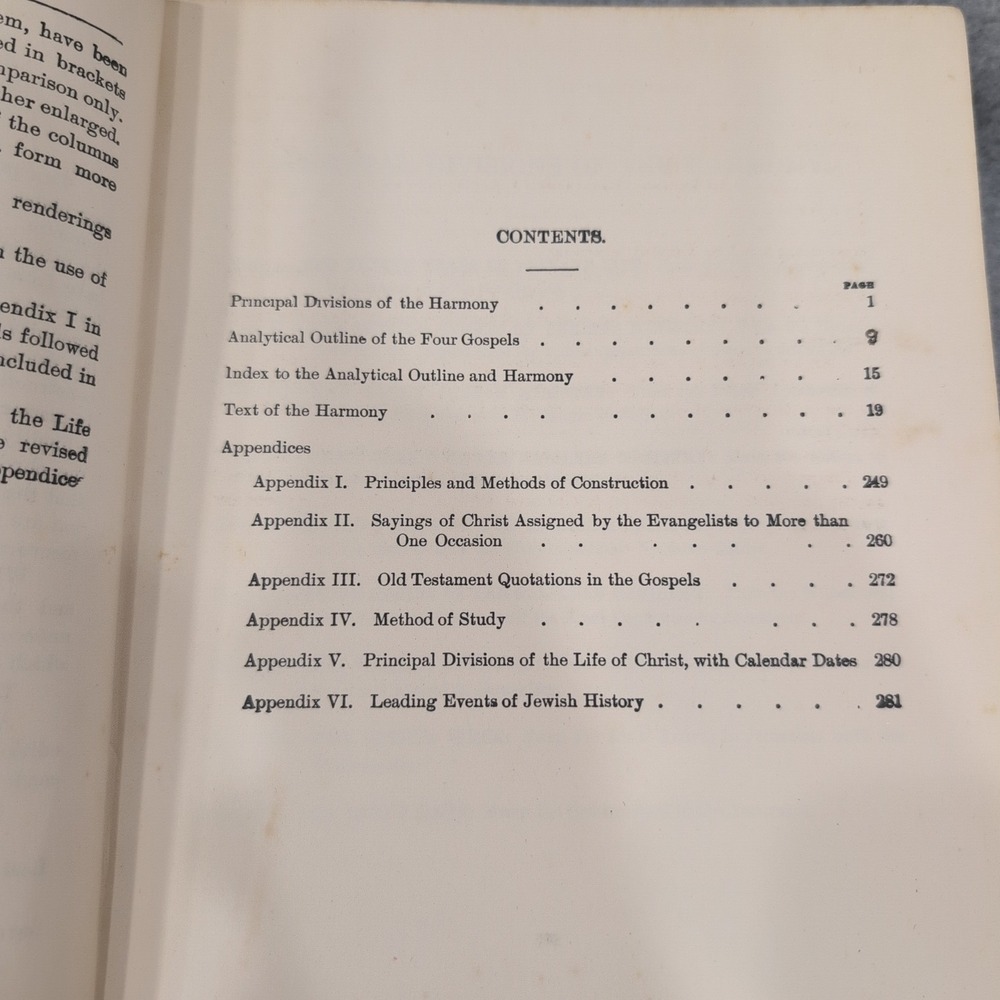 A Harmony of‎ the Gospels for Historical Study Stevens Burton 1932 Scribner's - Picture 7 of 7